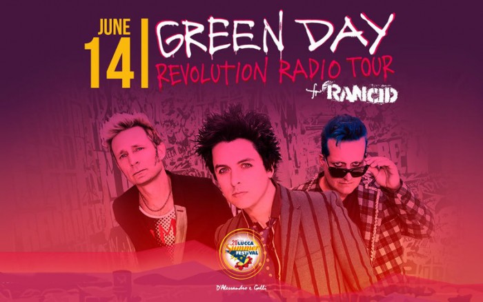 Green Day + Rancid @ Lucca Summer Festival