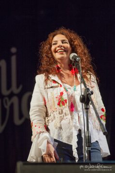 Teresa De Sio in concerto a Suoni di Marca 2017, Treviso.